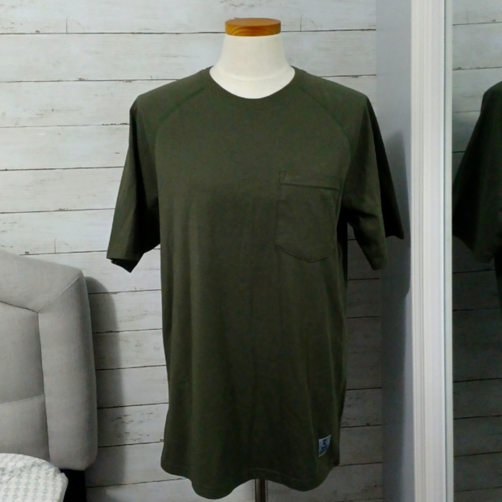 🟢Rugged Elements Durable Utility Men's Dark Green T-Shirt Small